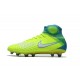 Chaussures de football pour Hommes Nike Magista Obra II FG Volt Bleu 