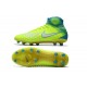 Chaussures de football pour Hommes Nike Magista Obra II FG Volt Bleu 