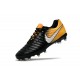 Nouvelle chaussure de foot Nike Tiempo Legend 7 FG Noir Jaune Blanc