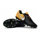 Nouvelle chaussure de foot Nike Tiempo Legend 7 FG Noir Jaune Blanc