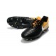 Nouvelle chaussure de foot Nike Tiempo Legend 7 FG Noir Jaune Blanc
