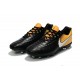 Nouvelle chaussure de foot Nike Tiempo Legend 7 FG Noir Jaune Blanc