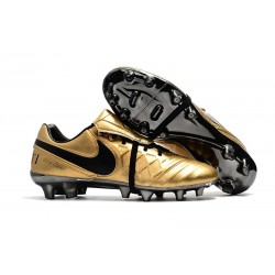 Nouvelle chaussure de foot Nike Tiempo Totti X Roma Or Noir