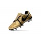 Nouvelle chaussure de foot Nike Tiempo Totti X Roma Or Noir