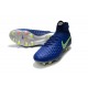 Nike Magista Obra 2 FG Nouveaux 2017 Crampons Foot Bleu Vert