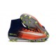 Crampons de Foot Nouveau 2017 Nike Mercurial Superfly 5 FG ACC Orange Vert Argent