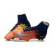 Crampons de Foot Nouveau 2017 Nike Mercurial Superfly 5 FG ACC Orange Vert Argent