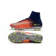 Crampons de Foot Nouveau 2017 Nike Mercurial Superfly 5 FG ACC Orange Vert Argent