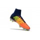 Crampons de Foot Nouveau 2017 Nike Mercurial Superfly 5 FG ACC Orange Vert Argent