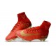 Crampons de Foot Nouveau 2017 Nike Mercurial Superfly 5 FG ACC Rouge Or