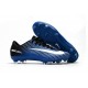 Nike Mercurial Vapor XI FG ACC Crampon Homme Bleu Blanc Noir