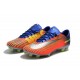 Nike Mercurial Vapor XI FG ACC Crampon Homme Bleu Royal Chrome Carmin