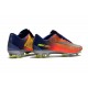 Nike Mercurial Vapor XI FG ACC Crampon Homme Bleu Royal Chrome Carmin