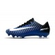 Nike Mercurial Vapor XI FG ACC Crampon Homme Bleu Blanc Noir