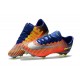 Nike Mercurial Vapor XI FG ACC Crampon Homme Bleu Royal Chrome Carmin