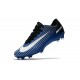 Nike Mercurial Vapor XI FG ACC Crampon Homme Bleu Blanc Noir