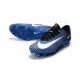 Nike Mercurial Vapor XI FG ACC Crampon Homme Bleu Blanc Noir