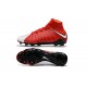 Nike Chaussures De Football Hypervenom Phantom 3 Dynamic Fit Fg Rouge Blanche