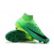 Crampons de Foot Nouveau 2017 Nike Mercurial Superfly 5 FG ACC Noir Vert