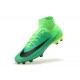 Crampons de Foot Nouveau 2017 Nike Mercurial Superfly 5 FG ACC Noir Vert