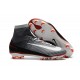 Crampons de Foot Nouveau 2017 Nike Mercurial Superfly 5 FG ACC Noir Gris Blanc