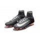 Crampons de Foot Nouveau 2017 Nike Mercurial Superfly 5 FG ACC Noir Gris Blanc