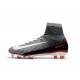 Crampons de Foot Nouveau 2017 Nike Mercurial Superfly 5 FG ACC Noir Gris Blanc