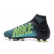 Crampons de Foot Nouveau 2017 Nike Mercurial Superfly 5 FG ACC Noir Blanc Bleu