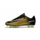 Nike Mercurial Vapor XI FG ACC Crampon Homme Or Noir Blanc