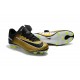 Nike Mercurial Vapor XI FG ACC Crampon Homme Or Noir Blanc