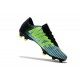 Nike Mercurial Vapor XI FG ACC Crampon Homme Bleu Noir Vert Blanc