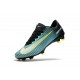 Nike Mercurial Vapor XI FG ACC Crampon Homme Bleu Noir Vert Blanc