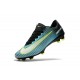 Nike Mercurial Vapor XI FG ACC Crampon Homme Bleu Noir Vert Blanc