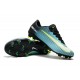 Nike Mercurial Vapor XI FG ACC Crampon Homme Bleu Noir Vert Blanc