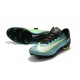 Nike Mercurial Vapor XI FG ACC Crampon Homme Bleu Noir Vert Blanc