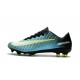 Nike Mercurial Vapor XI FG ACC Crampon Homme Bleu Noir Vert Blanc