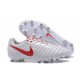 Nouvelle chaussure de foot Nike Tiempo Legend 7 FG Blanc Rouge