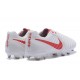 Nouvelle chaussure de foot Nike Tiempo Legend 7 FG Blanc Rouge