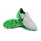 Nouvelle chaussure de foot Nike Tiempo Legend 7 FG Blanc Vert Noir