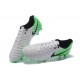 Nouvelle chaussure de foot Nike Tiempo Legend 7 FG Blanc Vert Noir