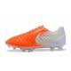 Nouvelle chaussure de foot Nike Tiempo Legend 7 FG Orange Blanc