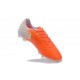 Nouvelle chaussure de foot Nike Tiempo Legend 7 FG Orange Blanc