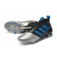 Adidas Ace17+ Purecontrol FG Chaussure de Football Uomo Noir Argenté Bleu