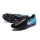 Nouvelle chaussure de foot Nike Tiempo Legend 7 FG Noir Blanc Bleu