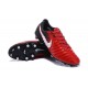 Nouvelle chaussure de foot Nike Tiempo Legend 7 FG Rouge Noir Blanc