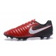 Nouvelle chaussure de foot Nike Tiempo Legend 7 FG Rouge Noir Blanc