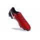 Nouvelle chaussure de foot Nike Tiempo Legend 7 FG Rouge Noir Blanc