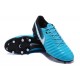 Nouvelle chaussure de foot Nike Tiempo Legend 7 FG Bleu Blanc Noir