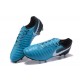 Nouvelle chaussure de foot Nike Tiempo Legend 7 FG Bleu Blanc Noir