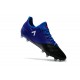 Nouveau Crampons de Football Adidas Ace 17.1 FG Noir Blanc Bleu